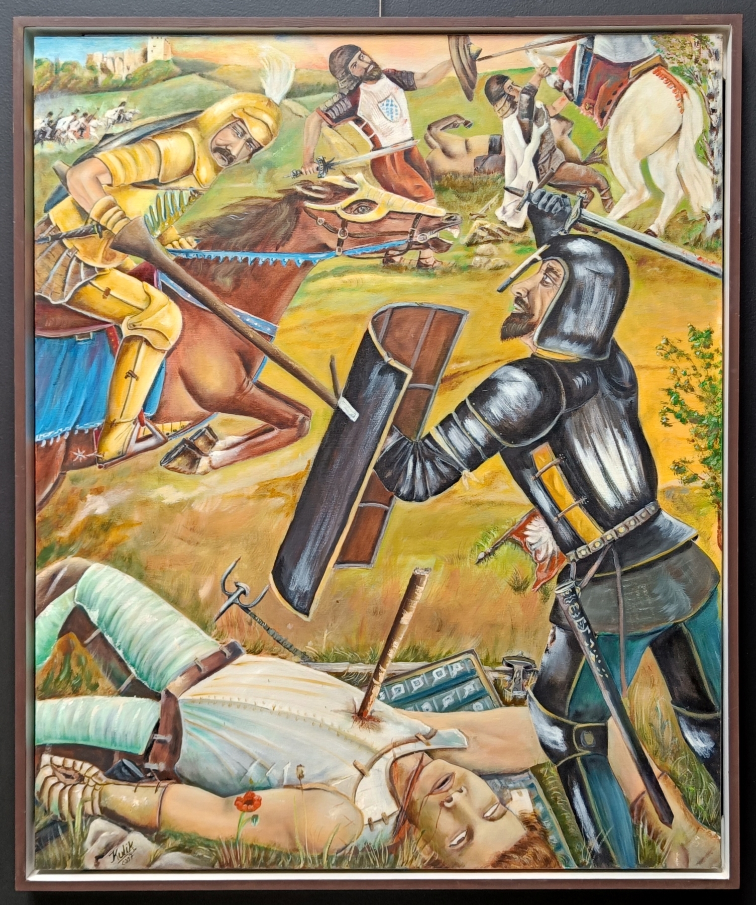 Obraz w galerii: Scena bitwy